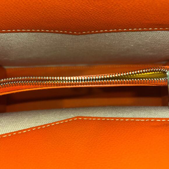 GOYARD Sac Rouette Structured Mini Orange Goyardine Chevroches Calfskin  Bag - Picture 7 of 11